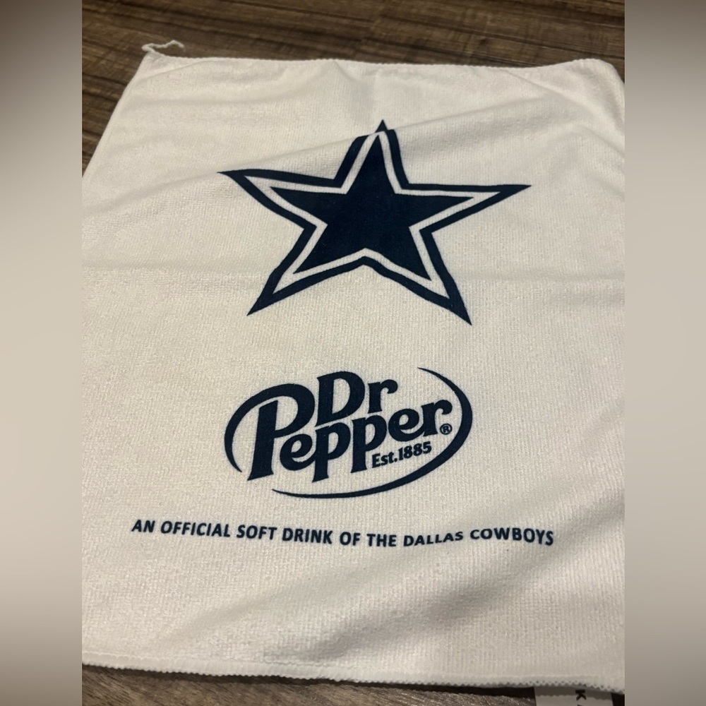 Dallas Cowboys NFL Rally Towel Dr Pepper - Picture 2 of 3